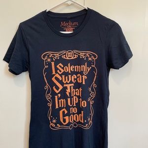 NWOT Harry Potter T-Shirt - I Solemnly Swear / Marauder’s Map - Size M